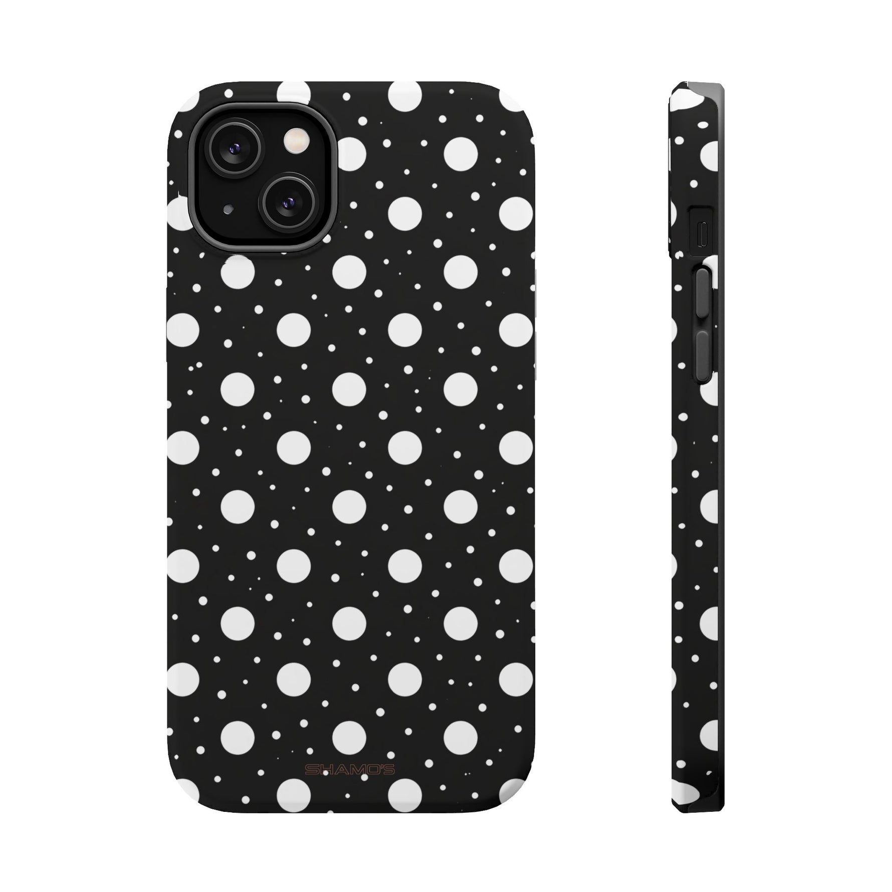 Polka Dot Impact-Resistant iPhone Case | MagSafe
