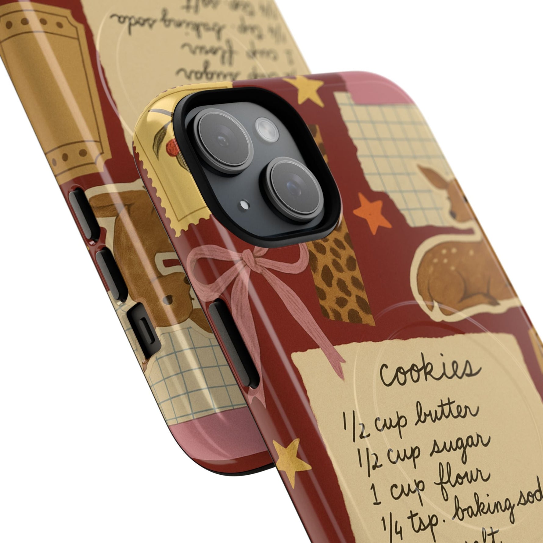 Holiday Receipt Stamps iPhone Case with MagSafe Compatibility  Shamo's