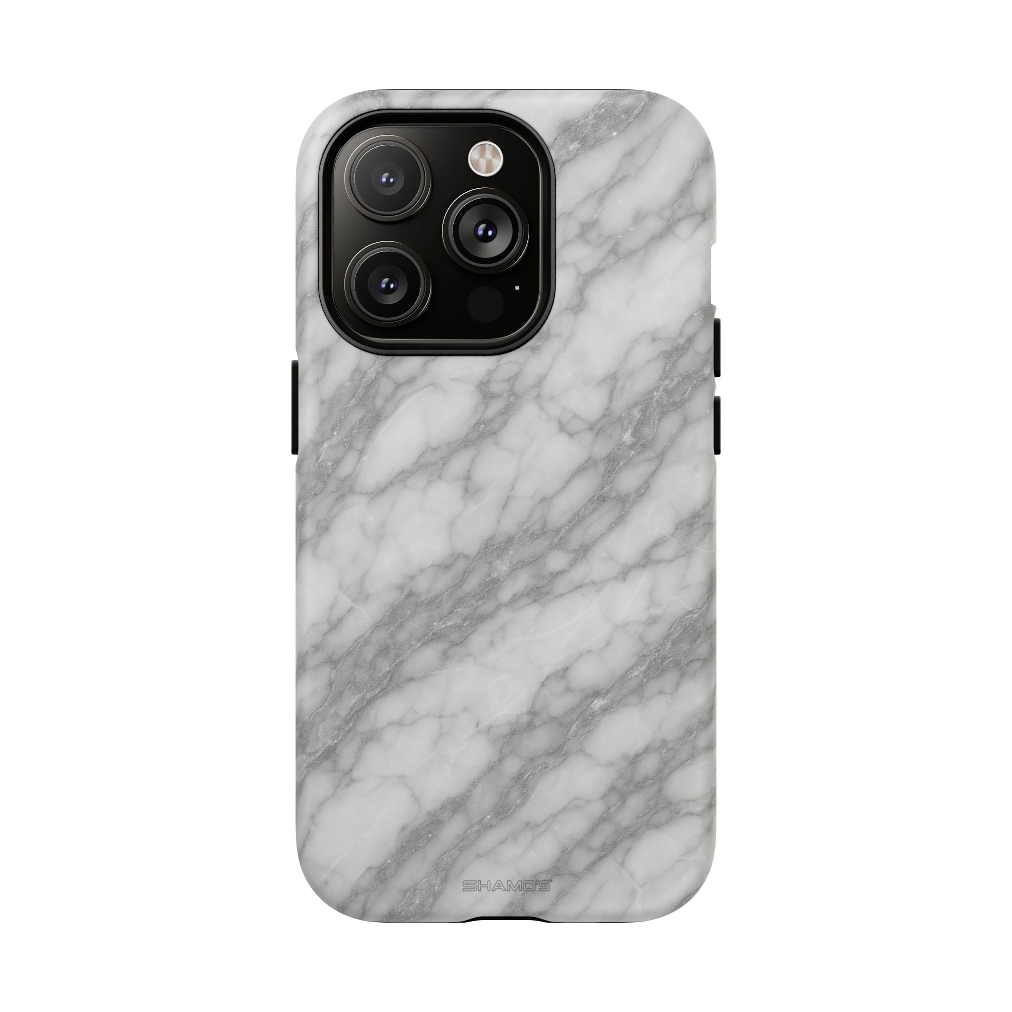 Silver Mist Marble iPhone Case with MagSafe - iPhone 14 Pro / Matte - Shamo's #iphone-14-pro