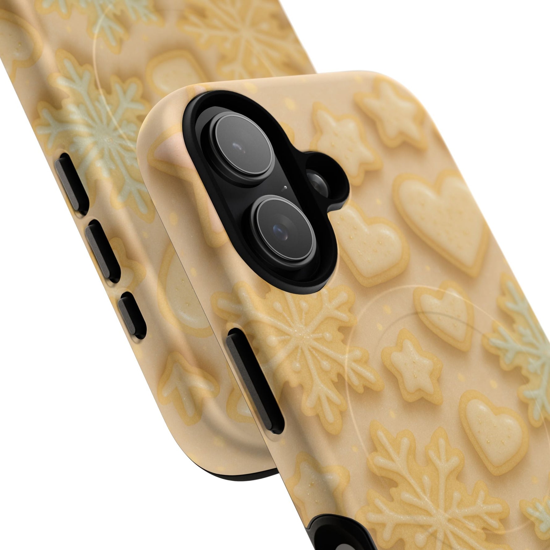 Heart & Snowflake Holiday iPhone Case — compatible with MagSafe  Shamo's