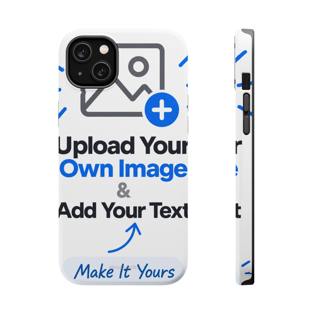 Personalisierbare iPhone-Hülle | Eigenes Foto und Text hinzufügen | MagSafe-kompatibel