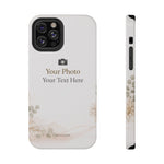 Personalizable Impact-Resistant Phone Case — Add Photo & Text