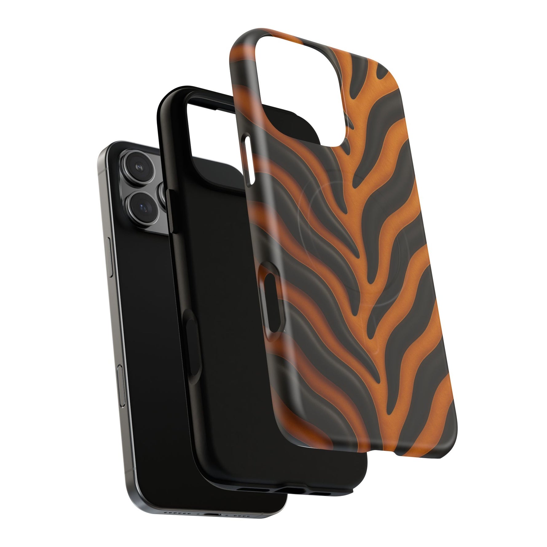 Fierce Tiger Striped iPhone Case - Works with MagSafe - Shamo's