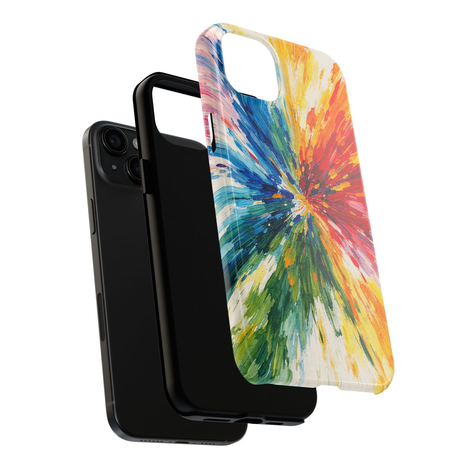 Vibrant Abstract Paint Explosion Impact Phone Case  Shamo's