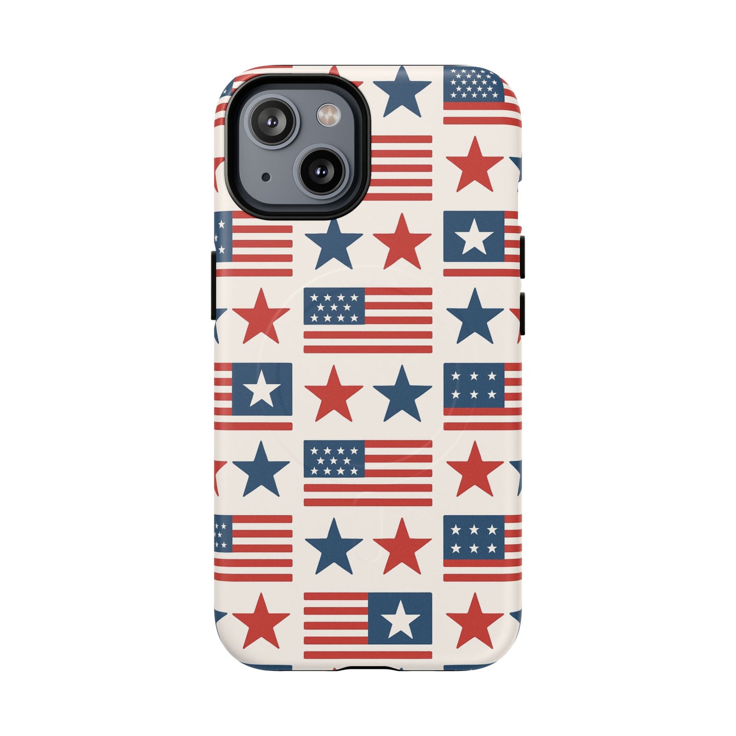 Patriotic American Flag iPhone Case | MagSafe