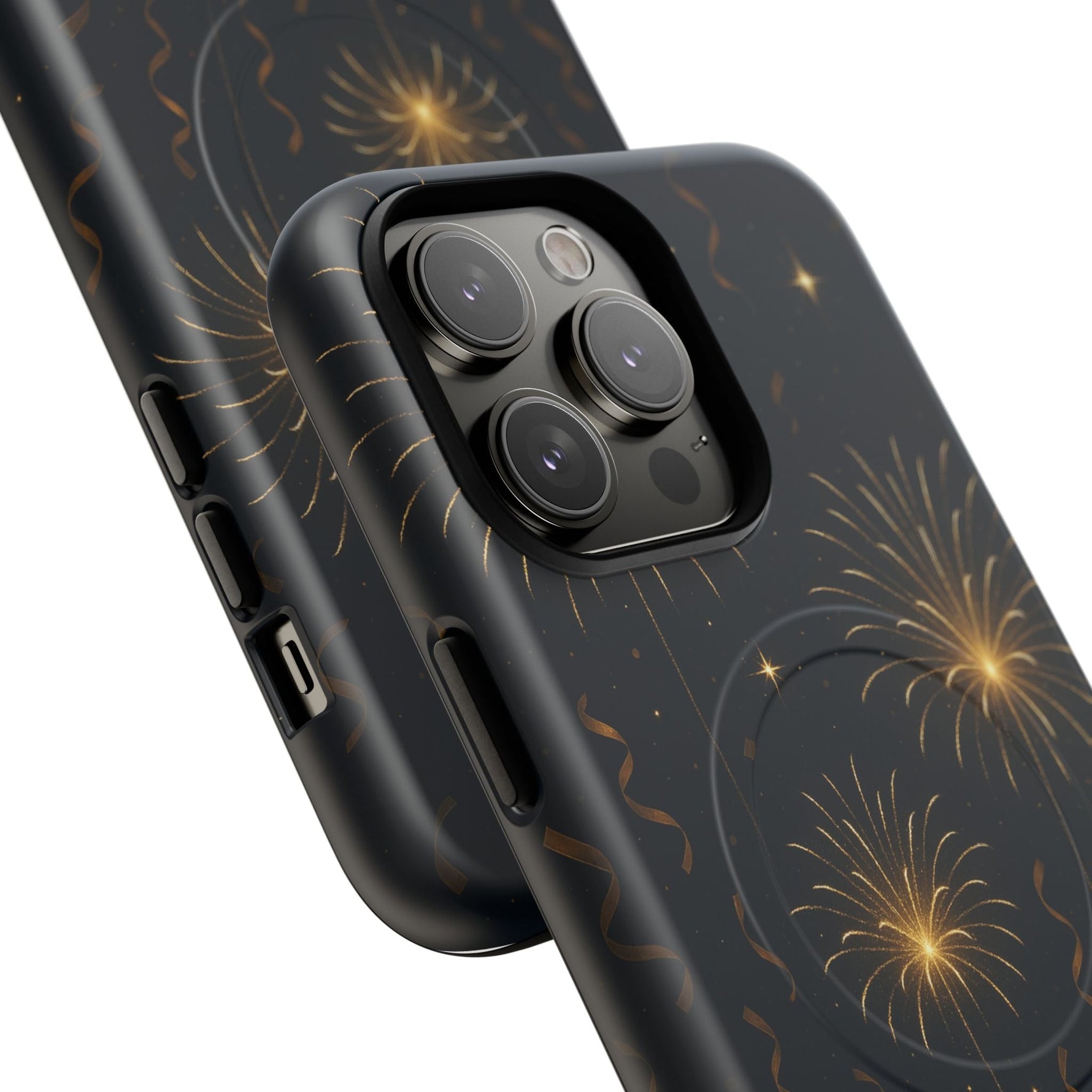 Gold Fireworks Celebration iPhone Case with MagSafe  Shamo's