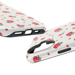 Rose Pattern Impact-Resistant iPhone Case | MagSafe