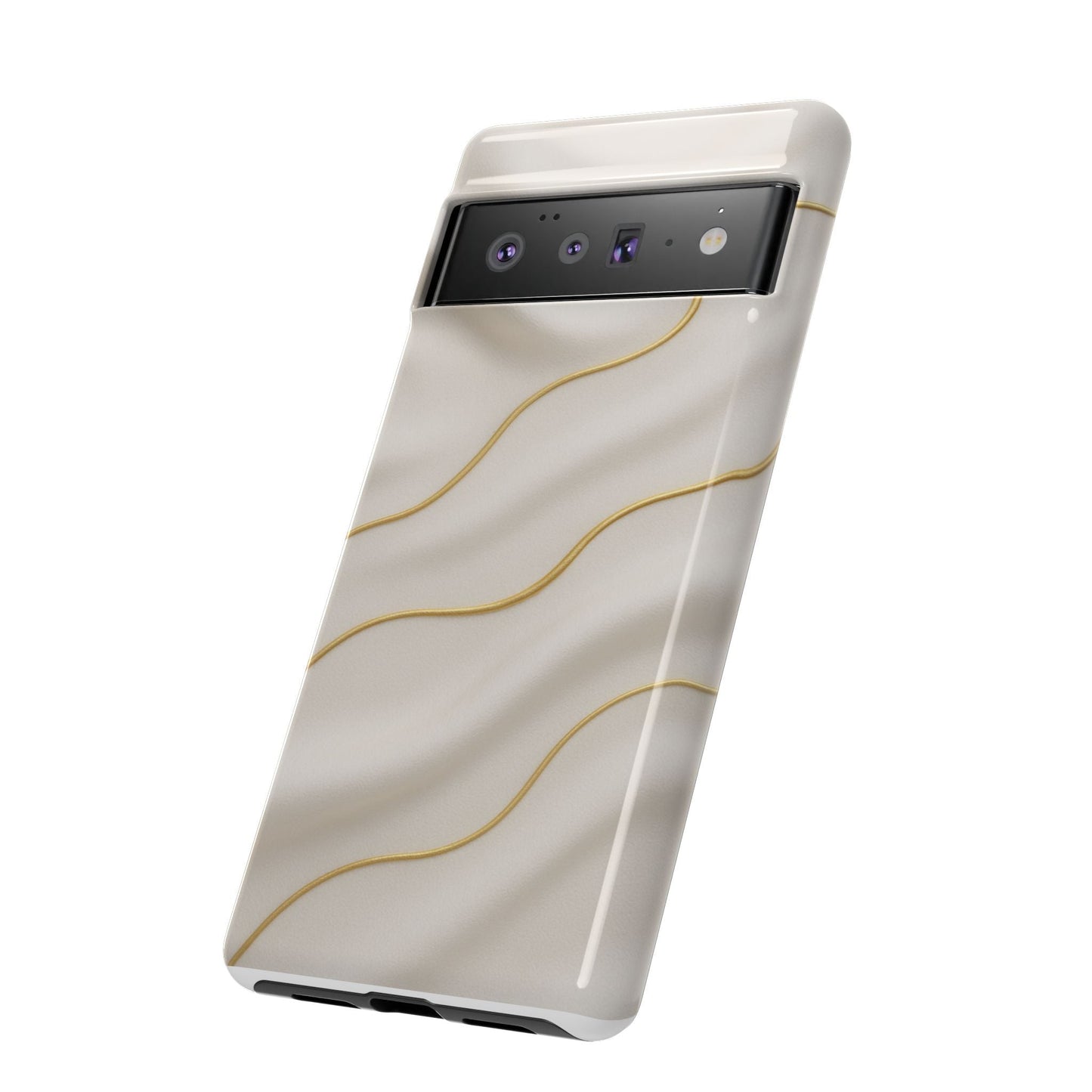 Elegant Gold Wave Tough iPhone Case