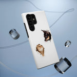 Impact-Resistant Cases with a cat and a dog - Shamo's