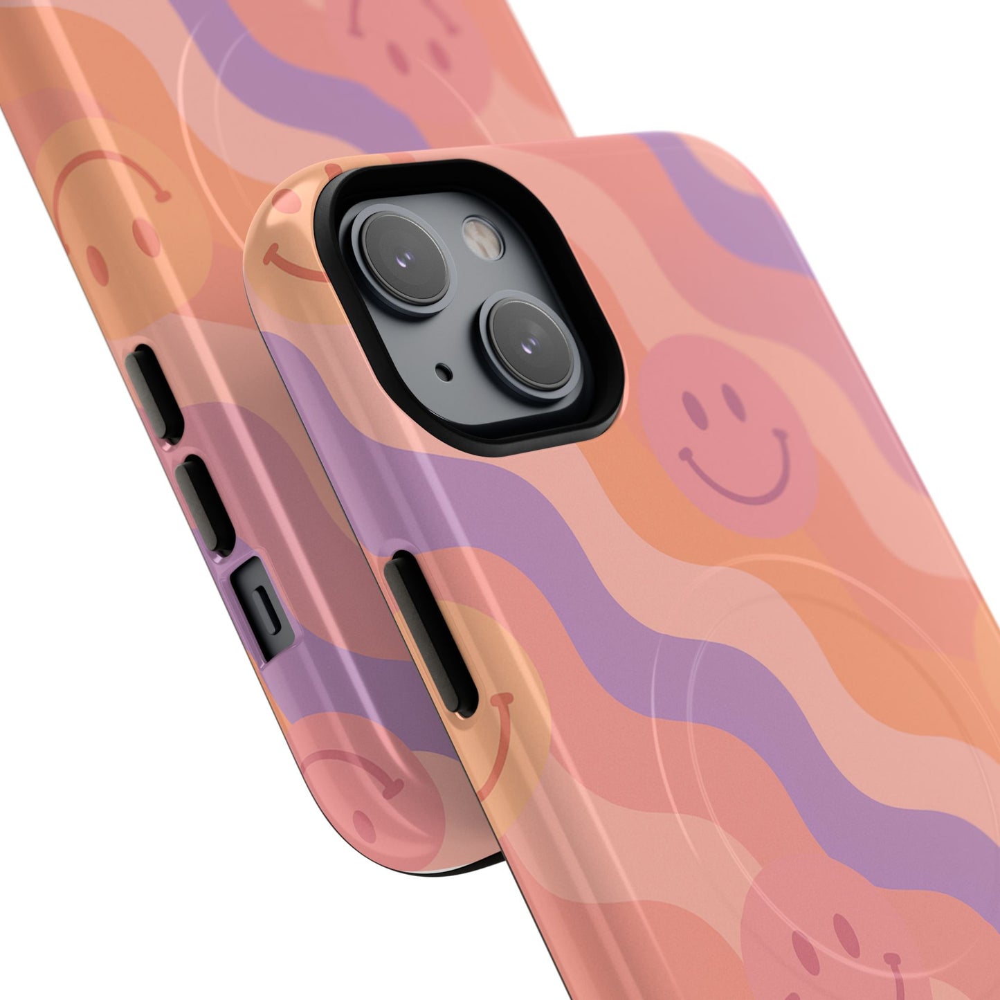 Groovy Smiley Faces Retro iPhone Case | MagSafe