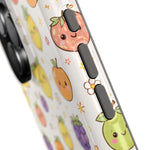 Cute Kawaii Fun Fruit Pattern Magnetic Impact-Resistant iPhone Case with MagSafe Compatibility