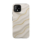 Elegant Gold Wave Tough iPhone Case  Shamo's