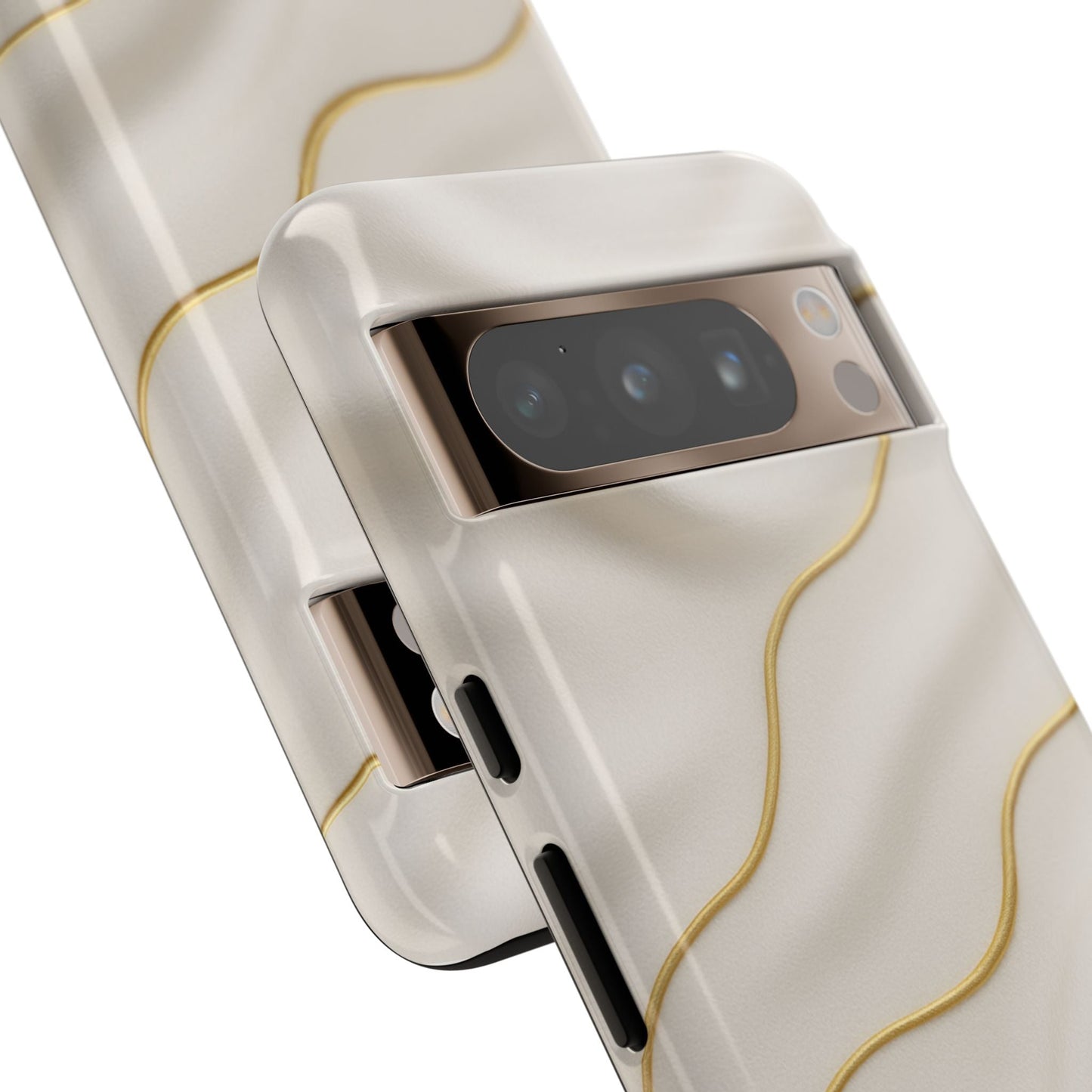 Elegant Gold Wave Tough iPhone Case