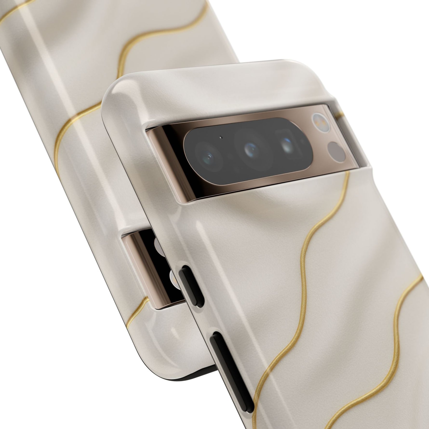 Elegant Gold Wave Tough iPhone Case  Shamo's