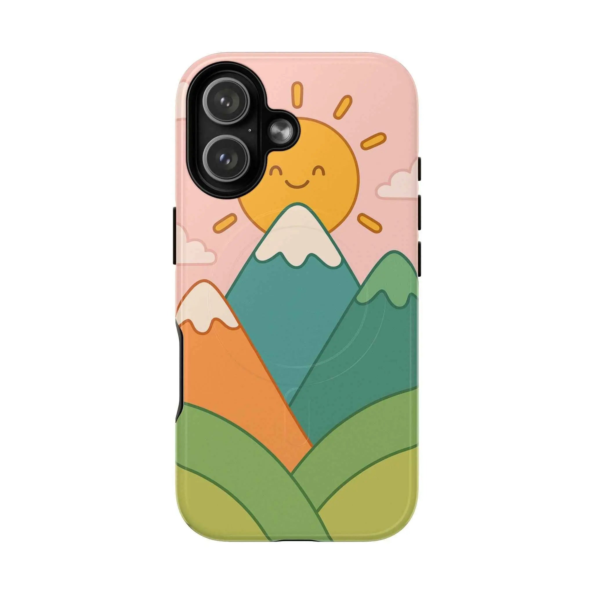 Mountain Sunrise Phone Case - Tough MagSafe Magnetic Design