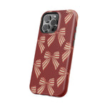 Holiday Red Bow iPhone Case — Impact‑Resistant iPhone Cover with MagSafe compatibility  Shamo's