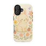 Fluffy Bunny Garden iPhone Case with MagSafe - Shamo's