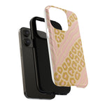 Pink Gold Leopard iPhone Case compatible with MagSafe  Shamo's