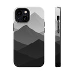 Monochrome Mountain Design iPhone Case | MagSafe  Shamo's iPhone 13 Mini / Matte