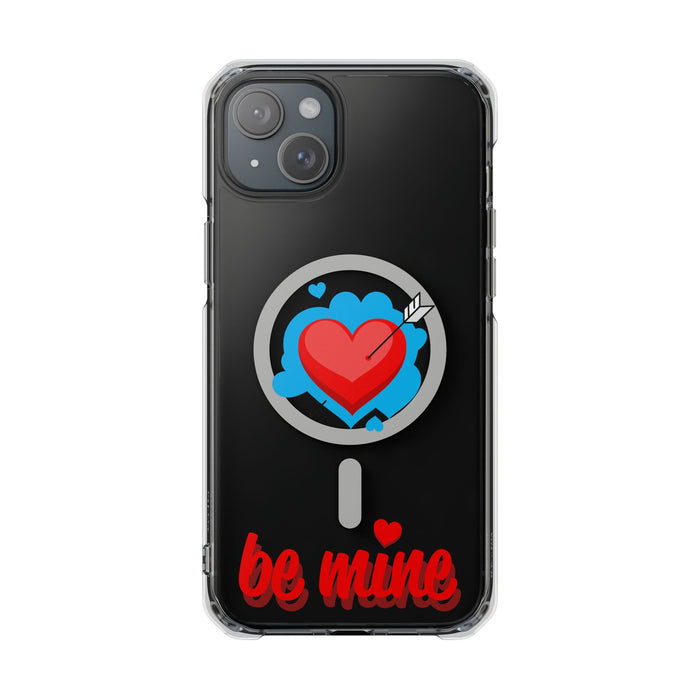 Magnetic Clear Phone Case | Compatible with MagSafe | Be Mine Love Edition