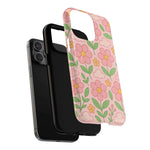 Floral Tough MagSafe Magnetic Phone Case - Stylish Protection for Your Device