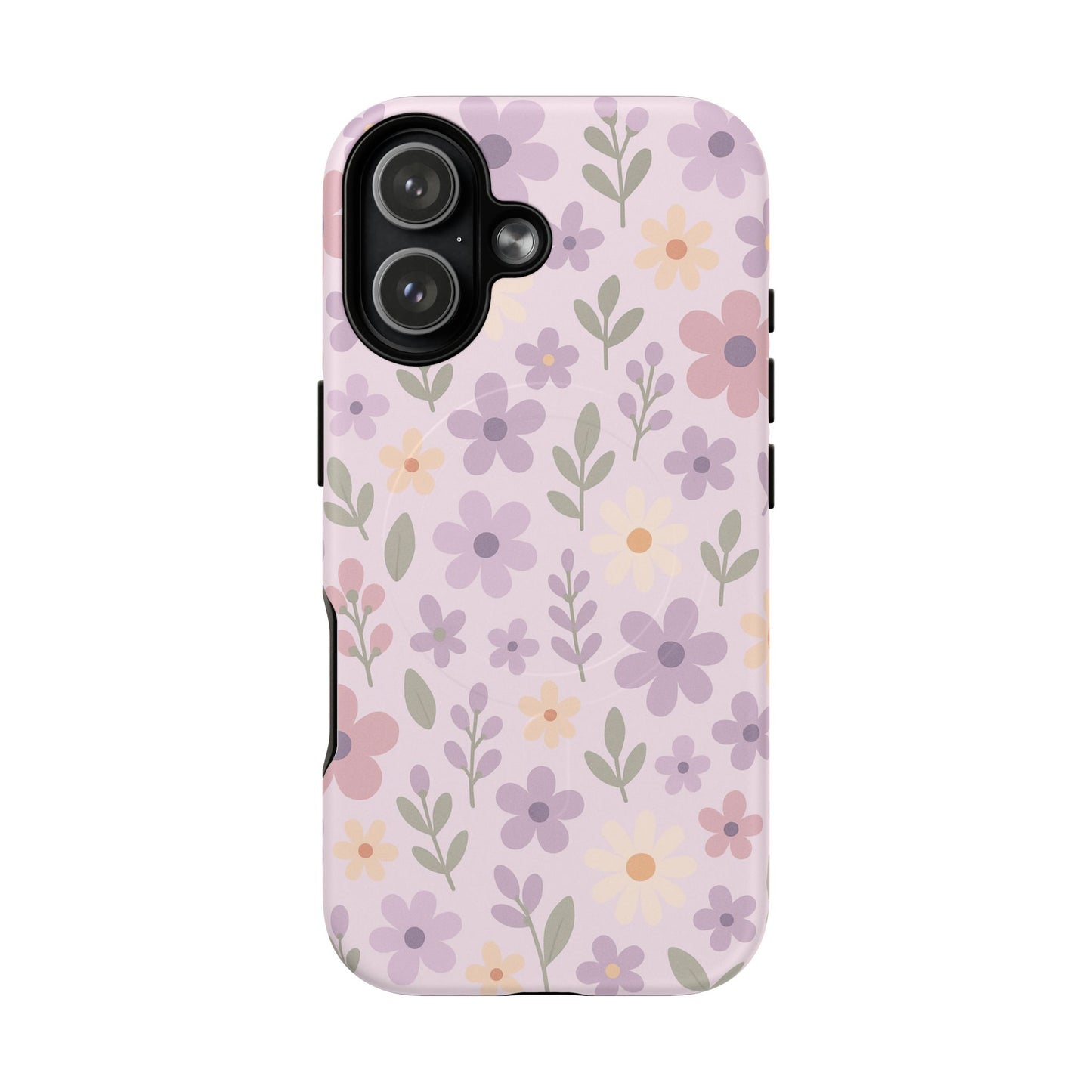 Floral Magnetic | Compatible with MagSafe Phone Case - Stylish and Durable Protection