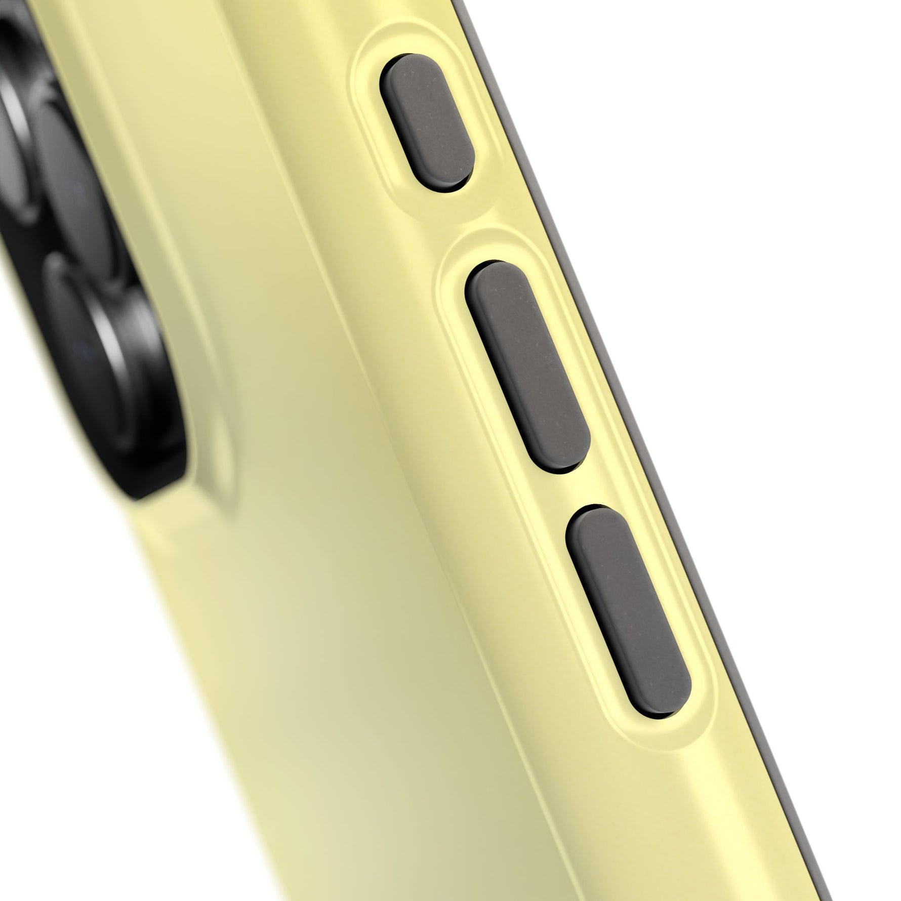 Baby Yellow Solid Color MagSafe Compatible Impact-Resistant Phone Case | Slim Protective Cover