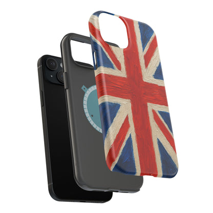 MagSafe Tough iPhone Case — UK Flag Magnetic Impact-Resistant Design  Shamo's