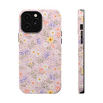 Pastel Floral MagSafe Compatible Magnetic Impact Phone Case