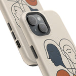 "Connected Lines" Minimalist iPhone Case — MagSafe, Magnetic Impact-Resistant  Shamo's