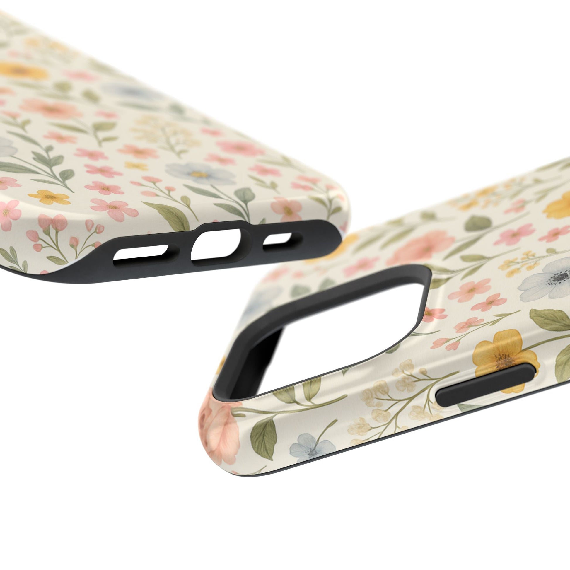 Floral Garden Impact iPhone Case with MagSafe compatibility  Shamo's