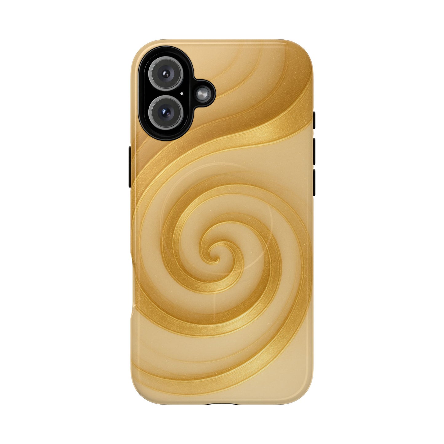 Luxury Series Swirl Gold iPhone Case compatible with MagSafe - Shamo's