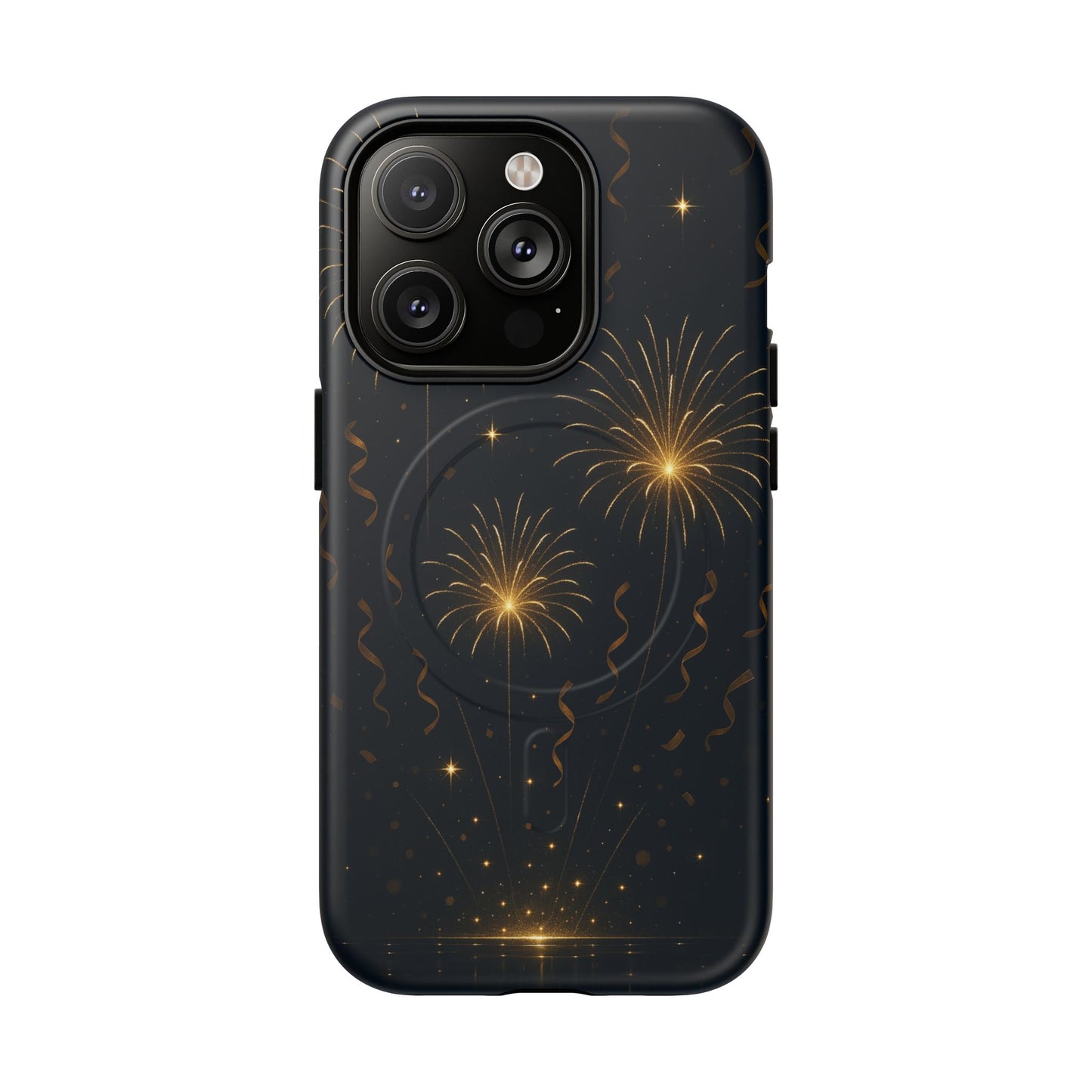 Gold Fireworks Celebration iPhone Case with MagSafe - Shamo's