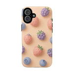 Fruitful 3D Strawberries Berries Tough Magnetic MagSafe Phone Case