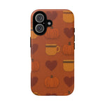 Fall Pumpkin & Coffee iPhone Case  Shamo's iPhone 16 / Matte