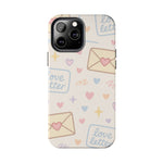 Pastel Love Letter Hearts Impact Phone Case  Shamo's