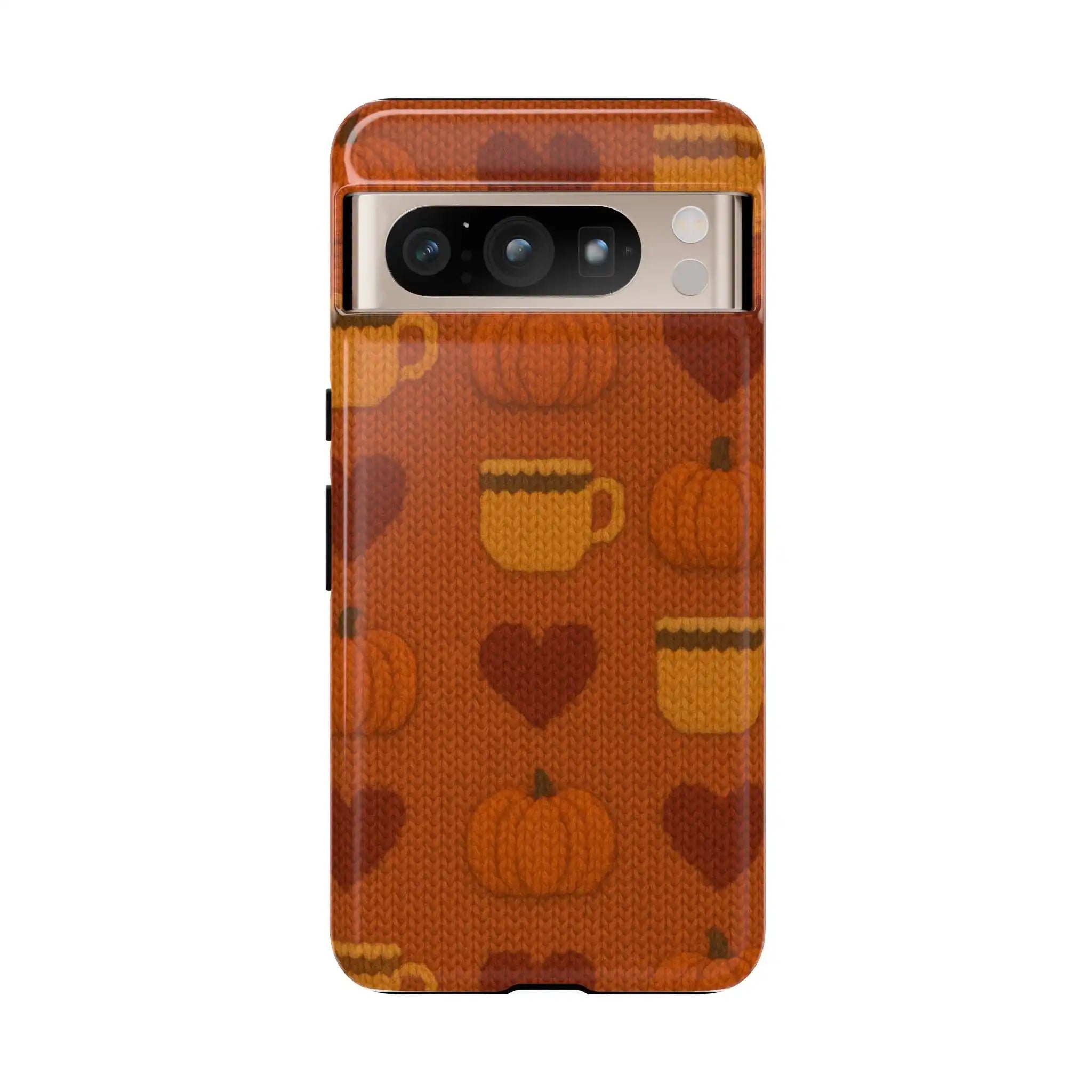 Fall Pumpkin & Coffee Phone Case  Shamo's Google Pixel 8 Pro / Glossy