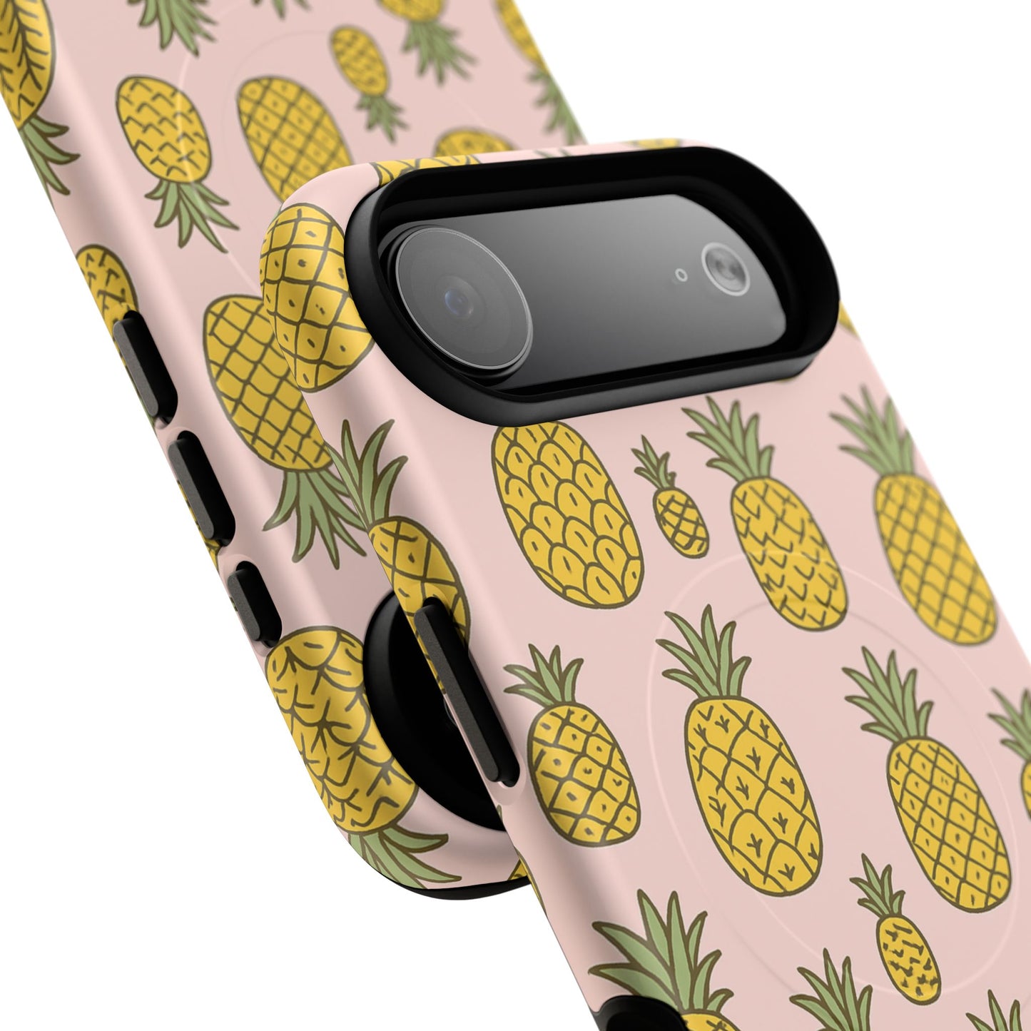 Pineapple Pattern Fruit Case for iPhone | MagSafe Compatible