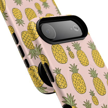 Pineapple Pattern Fruit Case for iPhone | MagSafe Compatible