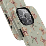 Funda para iPhone con lazo y osito de peluche con MagSafe