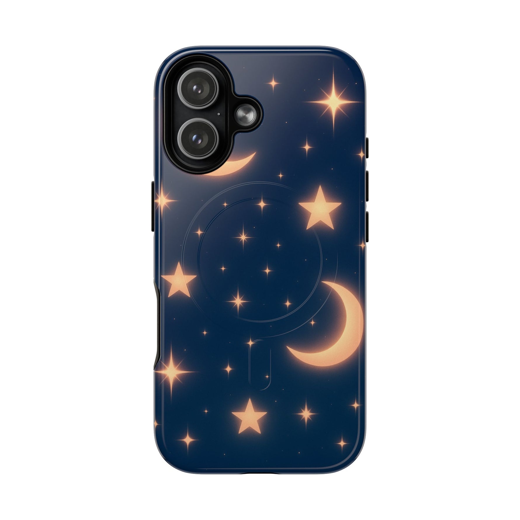 Moon Glow Magic Case for iPhone - Star and Moon Design | MagSafe - Shamo's