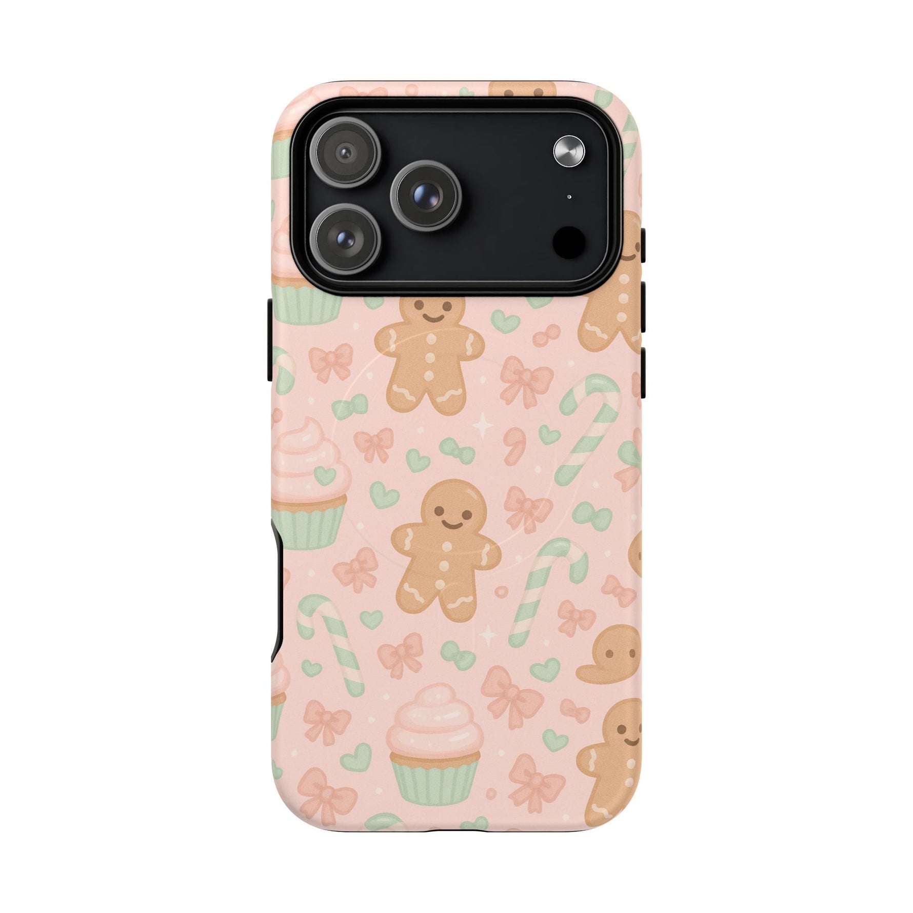 Gingerbread Candy Holiday Tough iPhone Case | compatible with MagSafe  Shamo's iPhone 17 Pro Max / Matte