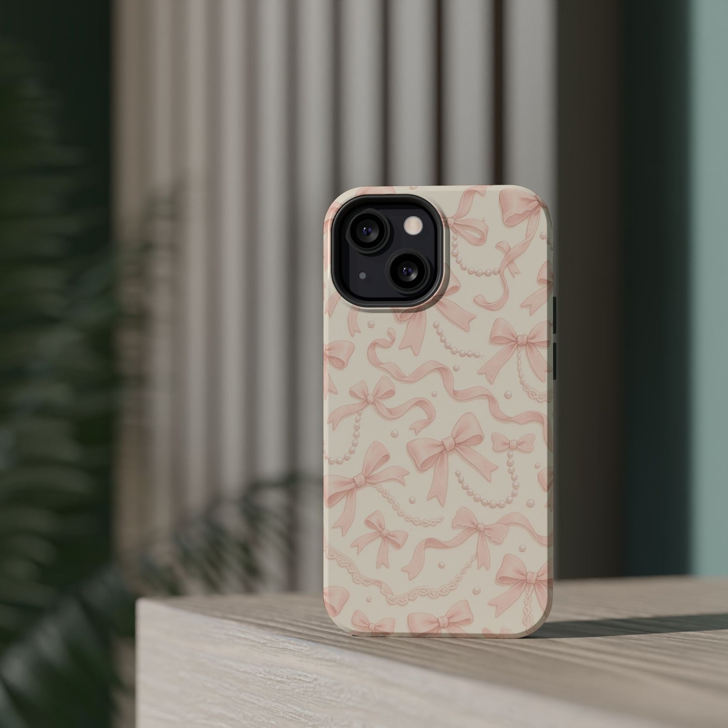 Coquette Bows Pattern iPhone Case | MagSafe