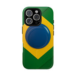 Brazil Flag iPhone Case | MagSafe - Shamo's