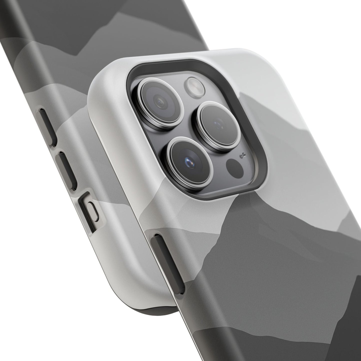 Monochrome Mountain Design iPhone Case | MagSafe  Shamo's