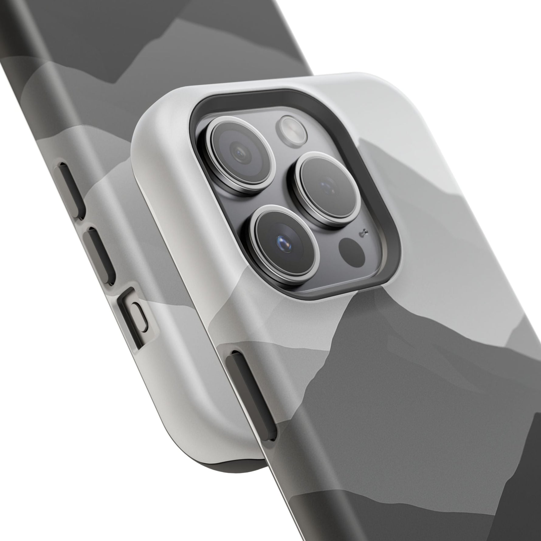 Monochrome Mountain Design iPhone Case | MagSafe  Shamo's