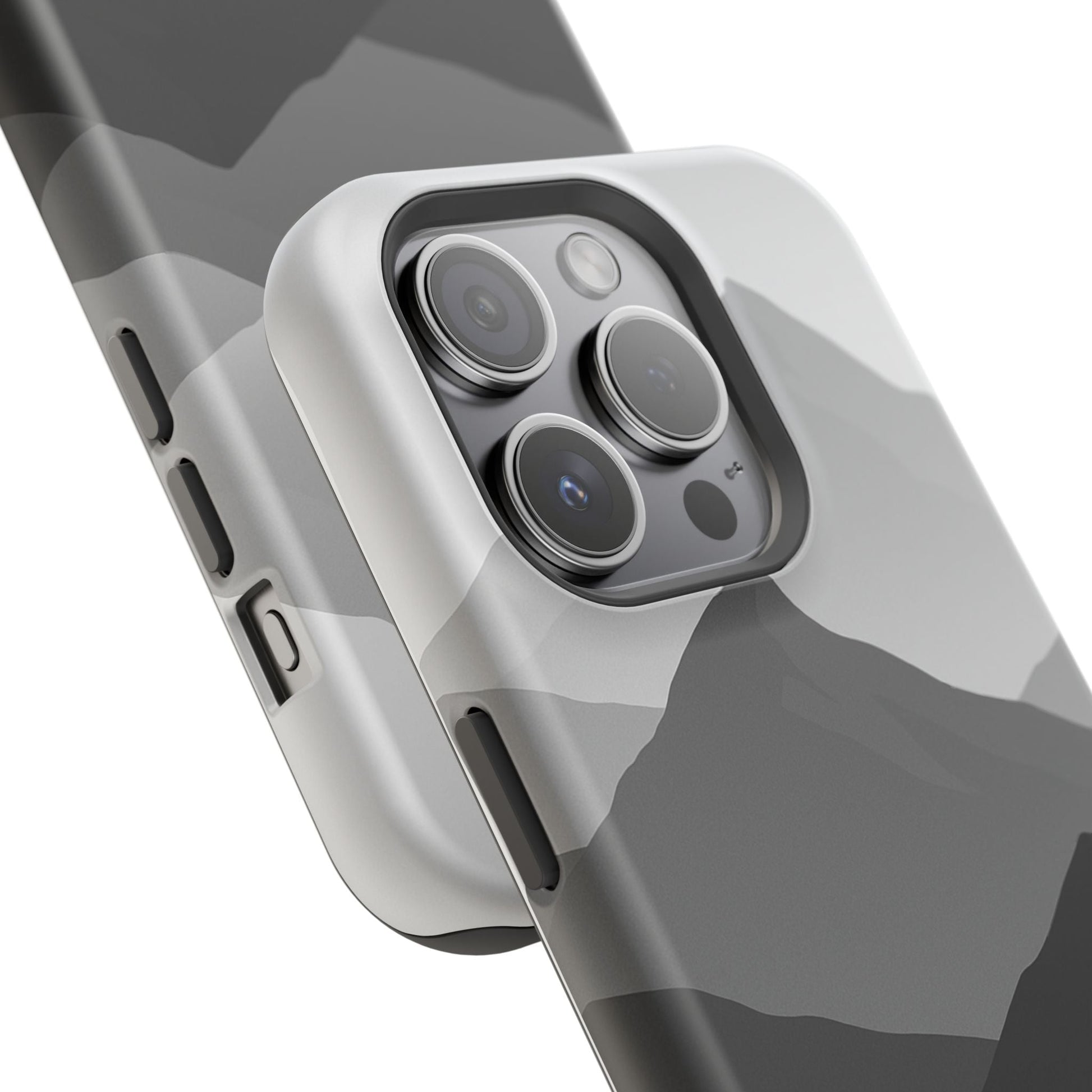 Monochrome Mountain Design iPhone Case | MagSafe  Shamo's