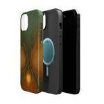 Abstract Tree of Life Design Golden Origin iPhone Case | MagSafe Compatible  Shamo's