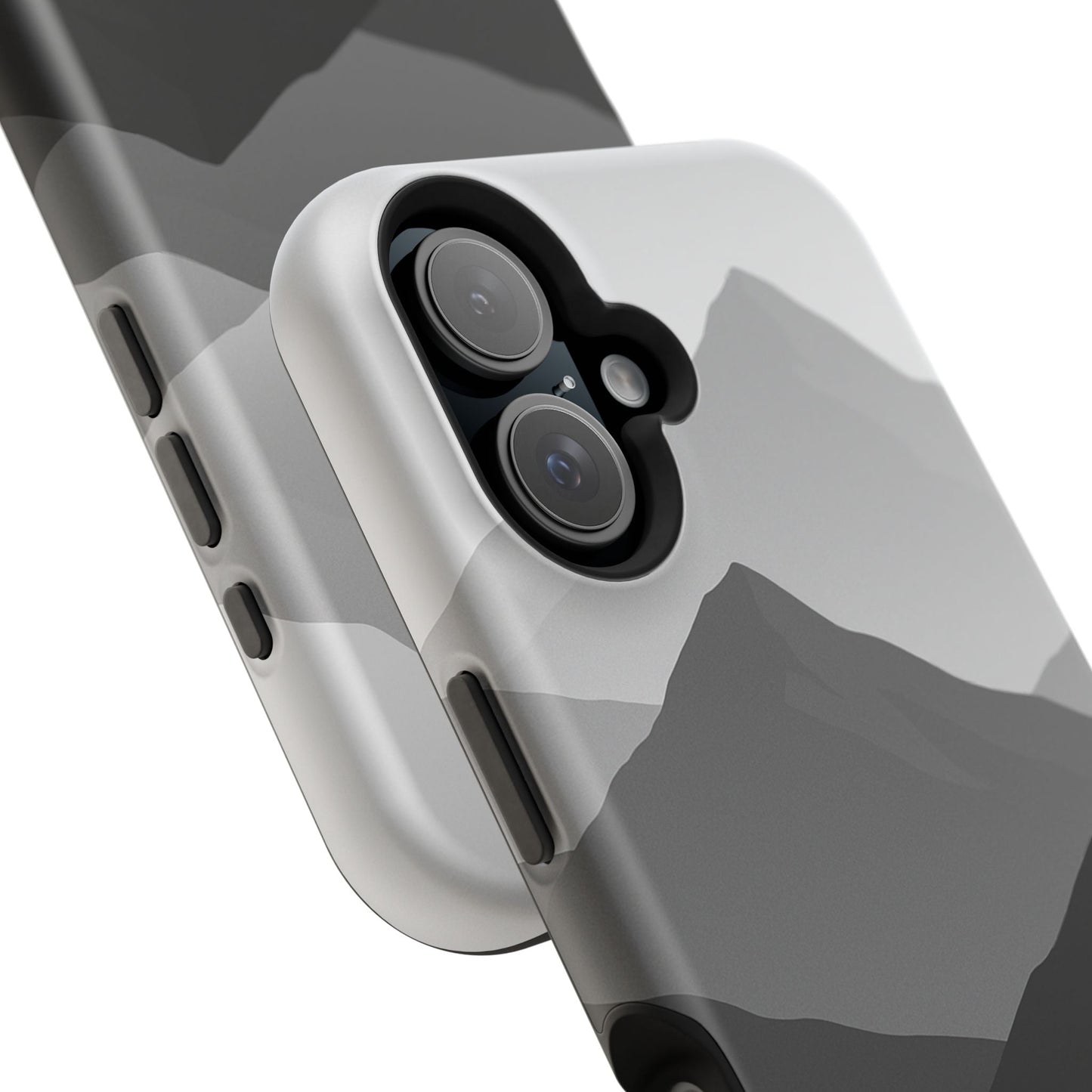 Monochrome Mountain Design iPhone Case | MagSafe  Shamo's