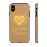 Grateful Heart iPhone Case — Warm Neon Heart - Shamo's
